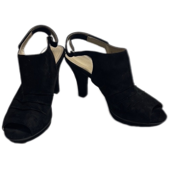 Naturalizer Shoes - Naturalizer Black Velvet Slingback Heels